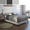 thumbnail image 1 of Boyd Sleep MIL897QN Mateo Linen Upholstered Platform Bed, 1 of 1