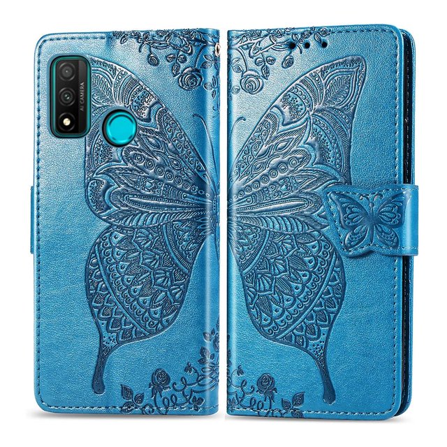 Huawei P Smart 2020 Mariposa Amor Flor Relieve Horiz Para Huawei P Smart 2020