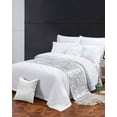 thumbnail image 3 of Xipuska Rustic Baroque Bed Runners for King Size Bed, Decorative Bed Throws for Foot of Bed, Vintage Country Scroll Floral Patterned Bed Runner Sofa Throw Bedding Scarf Protector Slipcover, 3 of 6