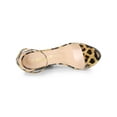 thumbnail image 4 of BLISSFUL STEP Women's Shoes Colorful Platform Chunky Heels Ankle Strap Clear Open Toe Sandals Leopard Print 8.5, 4 of 8