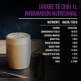 thumbnail image 3 of DAVINCI GOURMET - Jarabe T&eacute; Chai, Bote de 1 L, Jarabe Cl&aacute;sico Concentrado, Aromatizado Artificialmente, Sabor Aut&eacute;ntico, para Diferentes Bebidas y Aplicaciones Culinar, 3 of 7