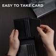 thumbnail image 6 of GASTROPOD Mens Wallet Rfid Blocking Leather Wallet for Men Bifold Wallets with 1 ID Window 16 Card Slot, 6 of 7