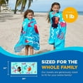 thumbnail image 5 of Ben Kaufman Printed Towel Set - Soft & Luxurious Printed Beach Towel with a Cool Design - Oversized Cotton Towel for Pool & Beach - Lightweight Towel for Swimming - Mermaid, 2 Pack, 5 of 6