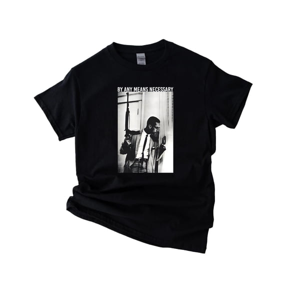Malcolm X By Any Means Necessary The Civil Rights Activist Unisex T-Shirt, up to 5XL