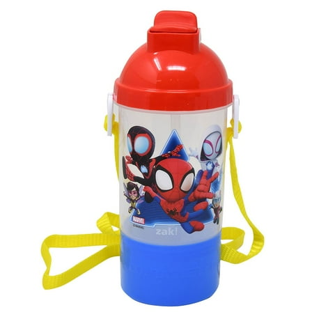 Disney Spidey & Friends 13.5oz Rock N Sip PP Snack Canteen, Kid