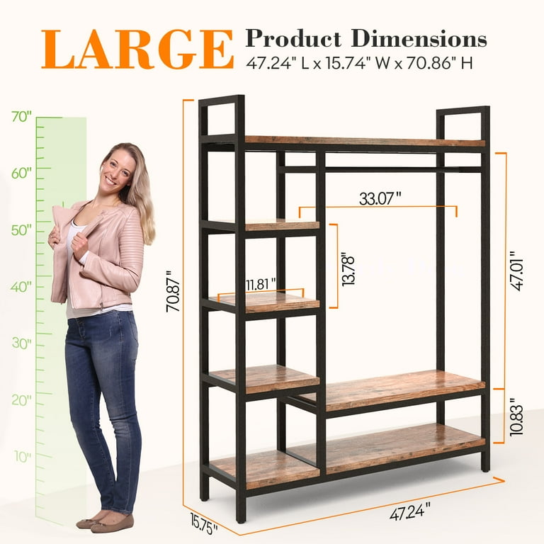 HOKEEPER Heavy Duty Extra Large Freestanding Closet Organizers and Sto –  Brandline