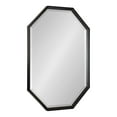 thumbnail image 3 of Kate and Laurel Calter Large Elongated Octagon Frame Wall Mirror, 25.5 x 37.5, Black, 3 of 7