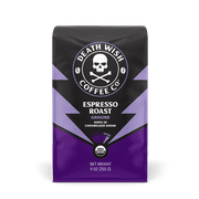 Death Wish Coffee, Organic and Fair Trade, Espresso Roast, Ground Coffee, 9oz