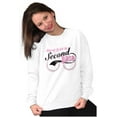 thumbnail image 4 of Step Up To Bat For Second Base Women Plus Size Crewneck Sweatshirt Brisco Brands 4X, 4 of 5