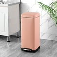 thumbnail image 6 of happimess Betty Retro 8-Gallon Step-Open Trash Can, Flamingo Pink, HPM1007J, 6 of 10