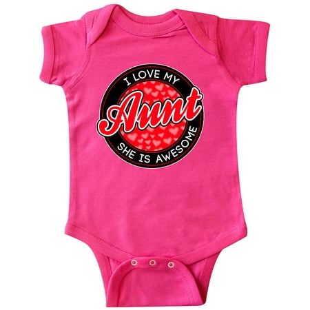 

Inktastic I love my Aunt Gift Baby Boy or Baby Girl Bodysuit