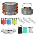 thumbnail image 2 of Portable Camping Cookware Set Multifunctional Nonstick Cooking Kit Convenient Cookware for Outdoor Camping Backpacking Hiking Picnic, 2 of 9