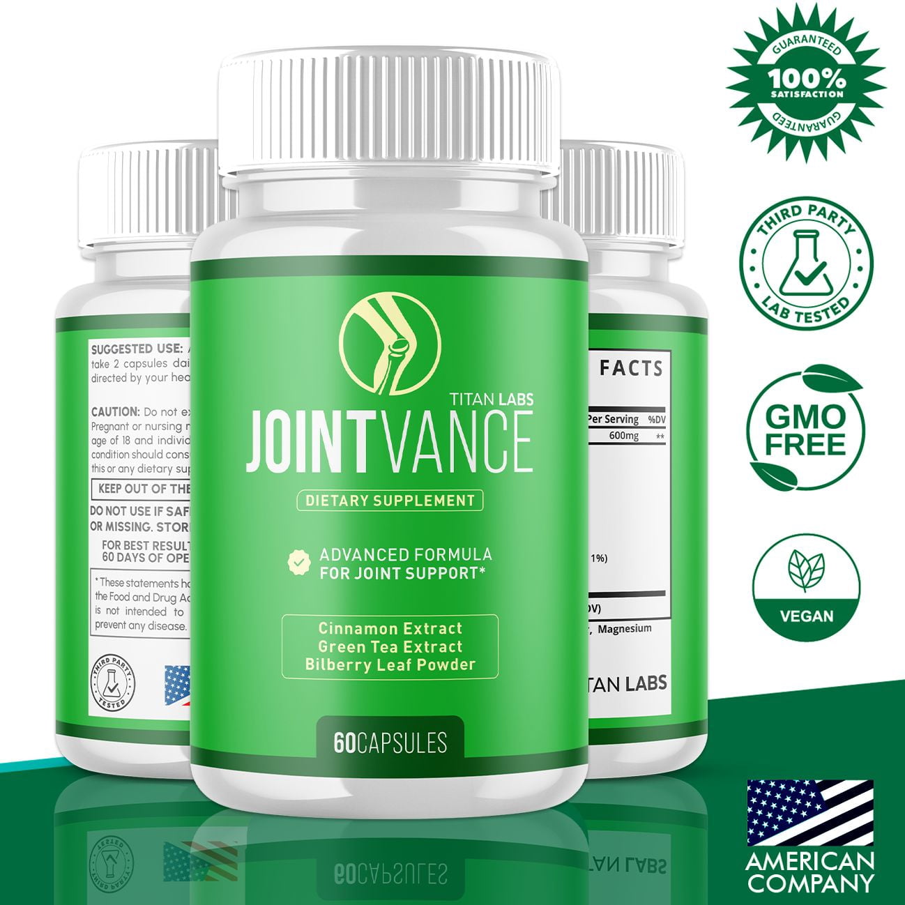 JointVance Advanced Joints Support Supplement Joint Vance 60 Capsules