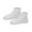 White, variant on Waterproof Shoe Covers, Non-Slip Shoe Covers, Rain Shoe Cover, Silicone Shoe Covers Waterproof, Outdoor Shoe Protector for Women Men Kids (Large, Yellow)