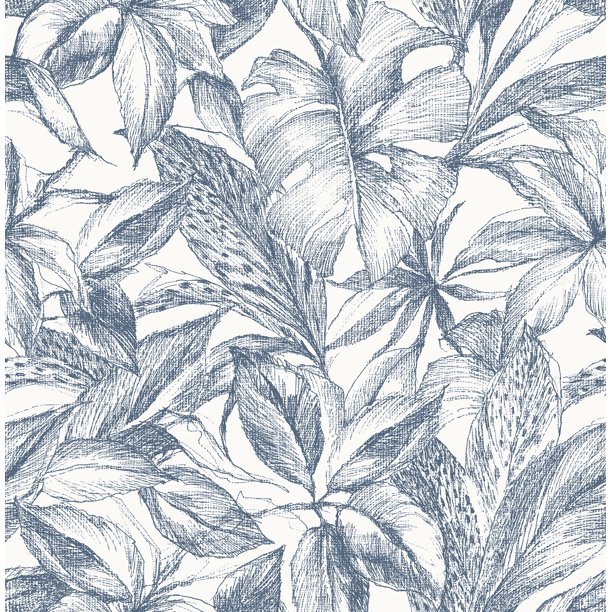 Nuwallpaper Blue Canopy Peel & Stick Wallpaper