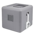 thumbnail image 6 of BingoPaw Large Foldable Cat Litter Box with Scoop Toilet Drawer, Gray, 6 of 11