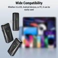 thumbnail image 2 of Wireless Lavalier Microphone Instant Pairing 75ft Long Distance Transmission Super Noise Reduction with 2 and 1 Receiver Long Battery Wide Compatibility or Interview Video Podcast Vlog, 2 of 7