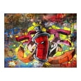 thumbnail image 3 of Tiptophomedecor Street Art Wallpaper Wall Mural - Graffiti Monster, 3 of 4