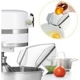 thumbnail image 2 of Pouring Shield for Kitchen Aid 4.5 and 5 Quart Tilt-Head Stand Mixers Stainless Steel Bowls ONLY,Secure Fit Splatter Guard,Flex Edge Beater 4.5-5Qt Tilt-Head Stand Mixers Holiday Savings Gifts, 2 of 7