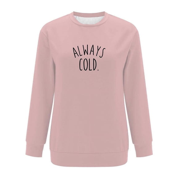 Cmfcve Women's Scoops Sweat Shirt Blouse Pocket Graphic Casual Letter Tunic Tops Long Sleeve Loose Pullover Sweatshirt