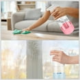 thumbnail image 6 of 2 Pack Glass Spray Bottles with Silicone Sleeve, 16 oz Empty Refillable Containers with Adjustable Spray Nozzles, Spray Bottles for Hair, Cleaning Solutions and Plants Blue&Grey, 6 of 7