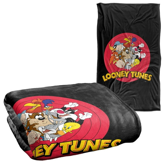Looney Tunes Blanket, 36"x58", Logo Group Silky Touch Super Soft Throw