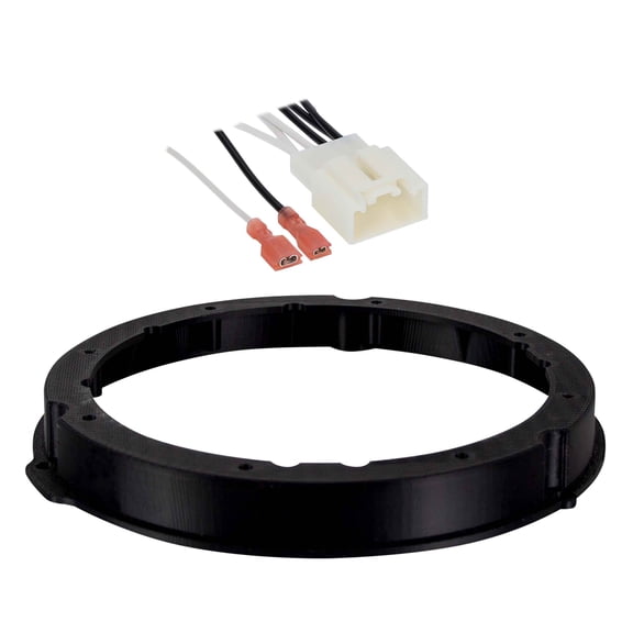 Metra 82-Fd1 Aftermarket Speaker Adapter and Speaker Wire Harness Combo Kit for Ford 2011 - 2020 (Black)