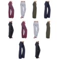 thumbnail image 4 of Guardoinrt Automne Femmes Décontracté Style Élastique Yoga Pantalons Randonnée Course Séance d'Entraînement Fitness Simple Jambe Droite Pantalons Vêtements Vin Rouge, 4 of 6
