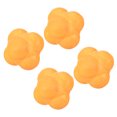 thumbnail image 1 of Unique Bargains Bounce Reaction Balls Coordination Training Ball Agility Trainer TPR, Yellow 4 Pack, 1 of 4