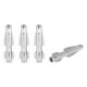 thumbnail image 1 of 4 Pcs Tapas para Vástago de Válvula de Neumático 7x70mm Cubiertas de Válvula de Neumático para Coche Camión Motocicleta Bicicleta Decorativas de Aleación de Aluminio Tono Plateado, 1 of 1
