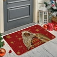 thumbnail image 2 of PALIFEUR Christmas Door Mat, 24"x16" Dirt Trapping Door Mat Indoor Entrance, Absorbent Non-Slip Christmas Santa Doormat, Washable Front Door Mat Outside Entrance for Holiday Party Decorations, Red, 2 of 6