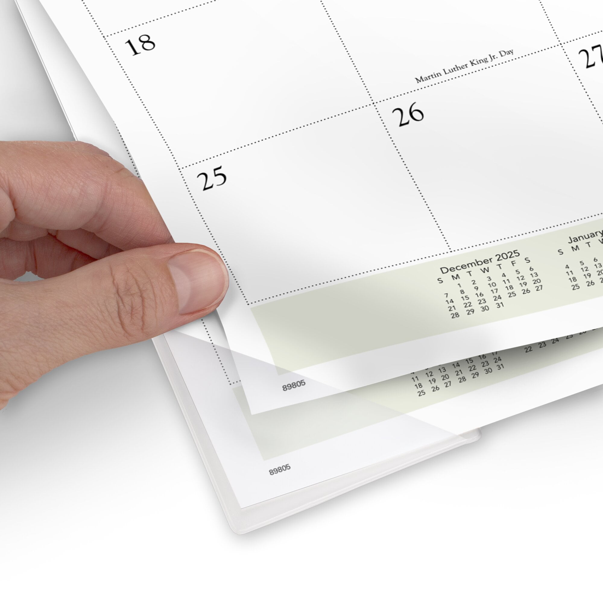AT-A-GLANCE 2026 Panoramic Floral Monthly Desk Pad Standard 21 34 x 17 - Desk