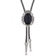 thumbnail image 4 of Collar Colgante Qarigey de Moda Simple para Mujer Hombre Negro, 4 of 6