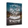 thumbnail image 4 of Inspirational Wall Art If You Never Try You'll Never Know Wall Art Motivational Motto Inspiring Prints Artwork Decor Ready to Hang Unframed, 4 of 10