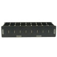 thumbnail image 5 of veasfak 9 Dividers Name Card Wooden Case Office Desktop Storage Organizer Box Black, 5 of 5