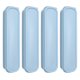 thumbnail image 1 of Uxcell 4 Pcs Soportes de Utensilios de Viaje, Caja de Cubiertos Portátil de 8.3" con Soporte de Ranura, Estuche de Plástico Reutilizable para Tenedor y Cuchara, Azul, 1 of 7