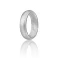 thumbnail image 2 of Alianza de boda de silicona - Estilo cúpula - Plata de ROQ para mujer - Anillo de 4 mm, 2 of 2