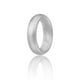 thumbnail image 2 of Alianza de boda de silicona - Estilo cúpula - Plata de ROQ para mujer - Anillo de 9 mm, 2 of 2