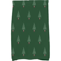 Holiday Essence Filigree Forrest Geometric Print Kitchen Towel