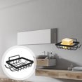 thumbnail image 4 of BESTYASH Soporte Metálico Negro Para Jabón De Barra Con Drenaje Y Montaje En Pared Para Cocina O, 4 of 8