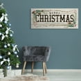 thumbnail image 2 of Stupell Industries Rustic Merry Christmas Friends and Family Sign Inspirational Painting Gallery Wrapped Canvas Art Print Wall Art, 17 x 40, 2 of 6