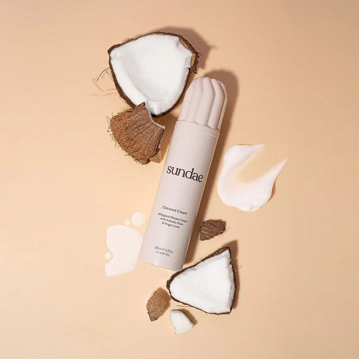 Sundae Whipped Shower Foam Coconut Cream for All Adult Skin Types