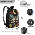 thumbnail image 5 of Uorisanigo Butterfly Moon School Backpack Kids Children 17 inch Lightweight School Bag Casual Daypack Large Capacity Travel Rucksack for Schools, Camps and Sports, 5 of 6