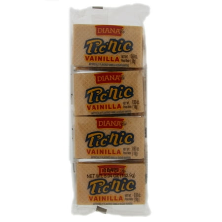 Picnic Vanilla Cookies 7oz - Galletas de Vainilla (Pack of 4)