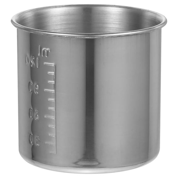ELAYARD Silver Kitchen Measuring Cups 304 Steel Baking 1Set