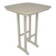 Poly Wood NCBT31SA Nautical 31 in. Bar Height Table - Sand
