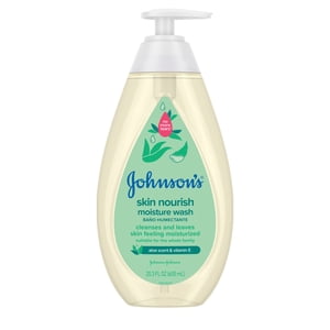 Johnson's Skin Nourish Moisture Baby Body Wash, Aloe, 20.3 fl oz