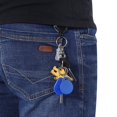 thumbnail image 2 of Tebru 60cm Nylon Wire Rope Retractable Key Ring Keychain Recoil Keyring for Outdoor Use, Keychain, Keyring, 2 of 8
