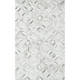 thumbnail image 2 of Pasargad Home Galaxy 6' x 9' Hand-Loomed Cowhide Silver Rug - All Ages, Indoors, 2 of 5