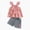 A7 Pink, variant on Toddler Girl Clothes Toddler Baby Girl Summer Outfit 9 12 18 24 Months 2T 3T 4T Layered Tank Top Denim Shorts Set 2 Pcs Clothes Set